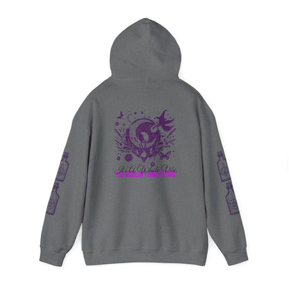 "It's a whole vibe, you wouldn't understand" Celestial Moon & Potions  Gothic Witch Hoodie