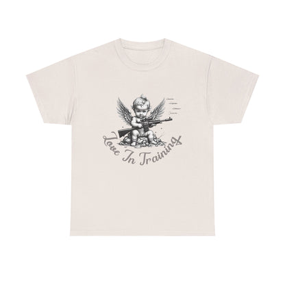 Love in Training Cupid Sniper Graphic Tee