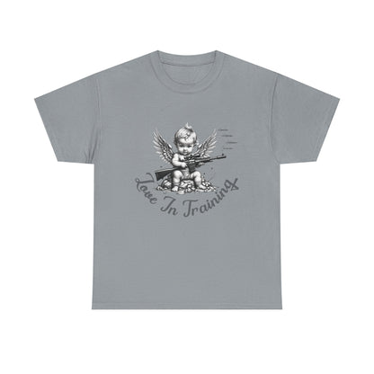 Love in Training Cupid Sniper Graphic Tee