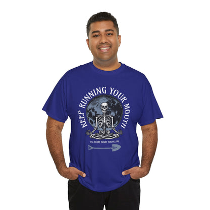 Night Shoveling Skeleton T-Shirt