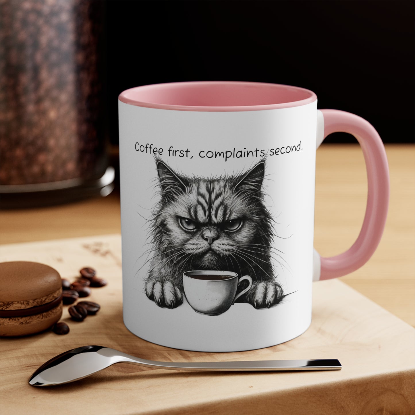 Coffee First, Complaint Second Grumpy Cat Mug