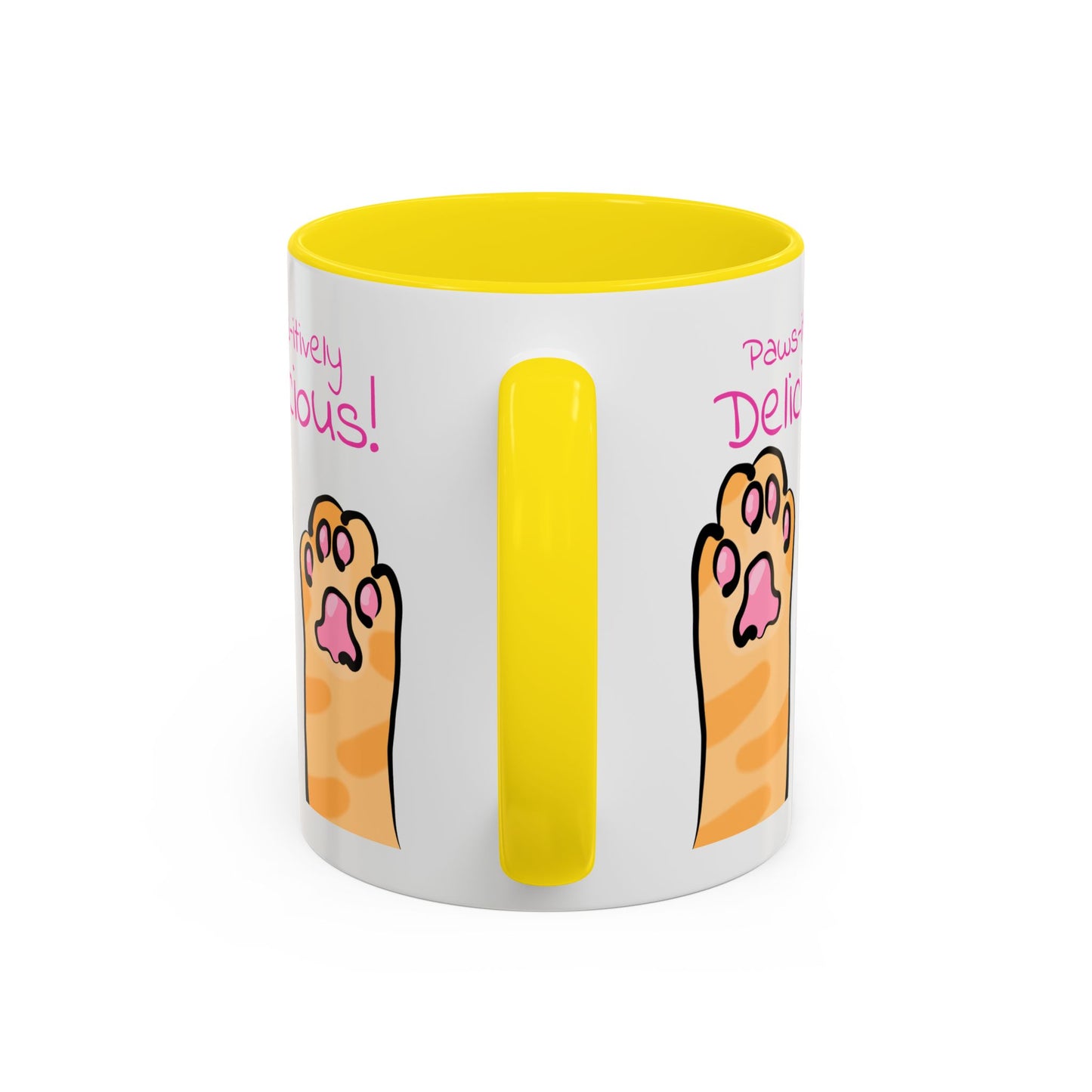 Paws-itively Delicious Cat Paw Ceramic Mug