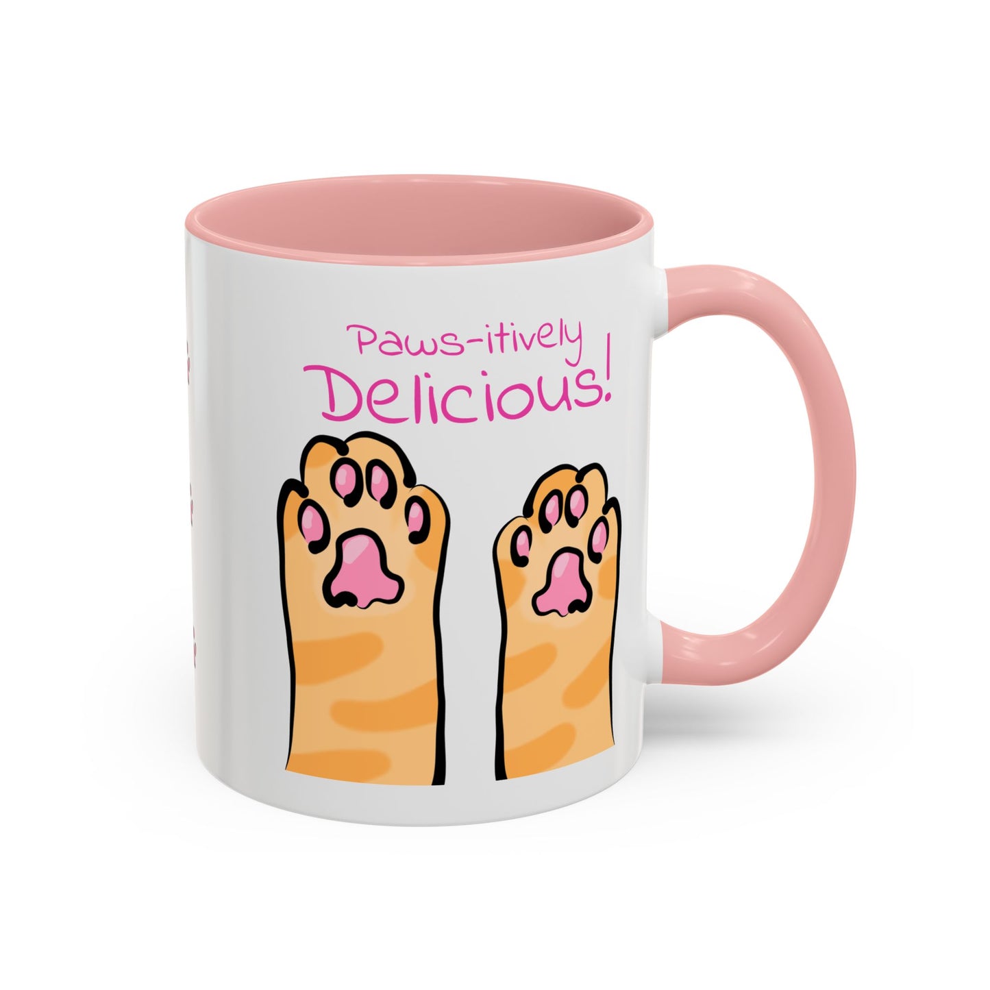 Paws-itively Delicious Cat Paw Ceramic Mug