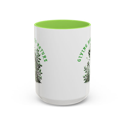 Skeleton Coffee Mug – "Giving Back to Nature"