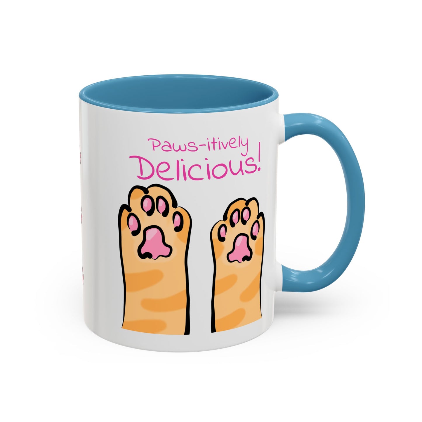 Paws-itively Delicious Cat Paw Ceramic Mug