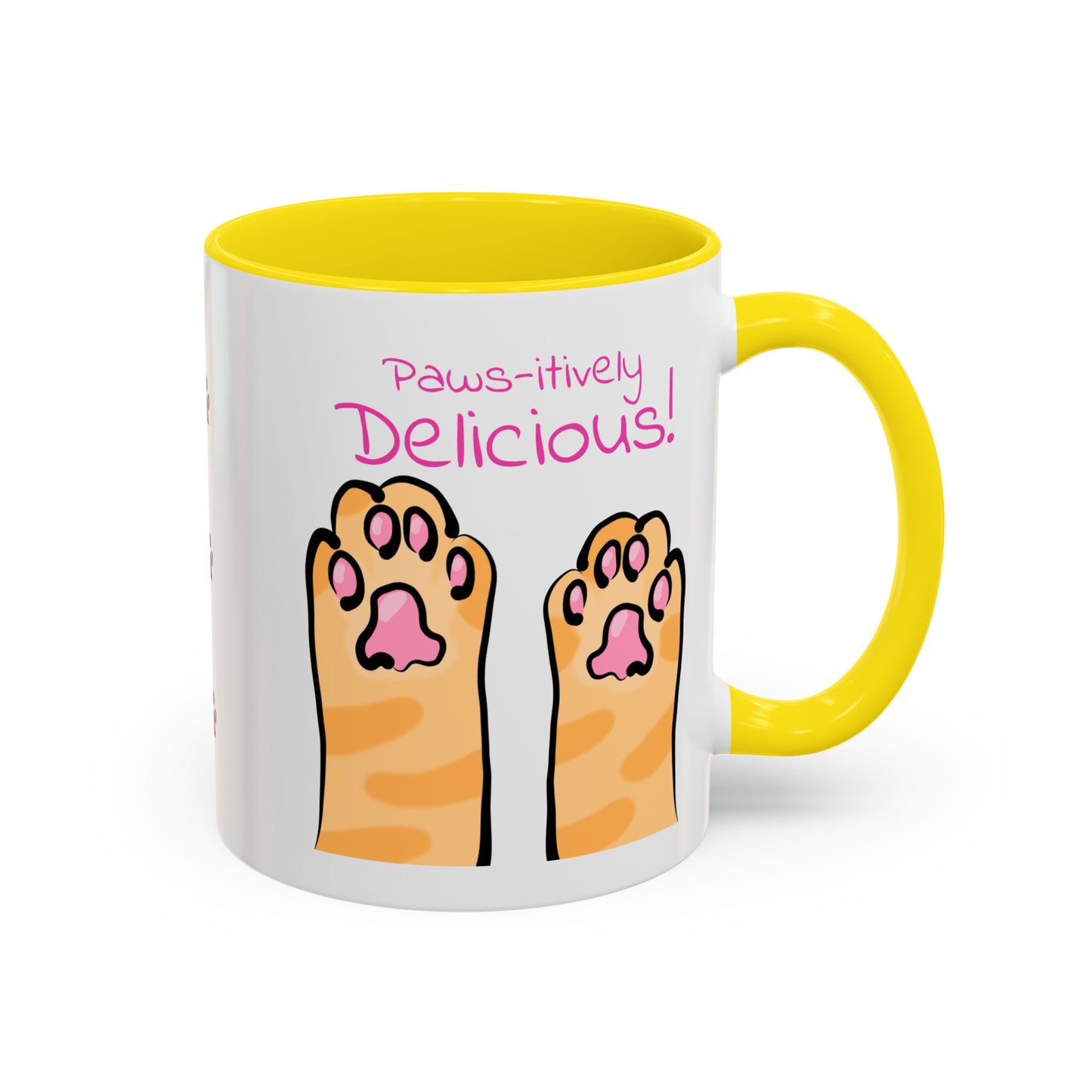 Paws-itively Delicious Cat Paw Ceramic Mug