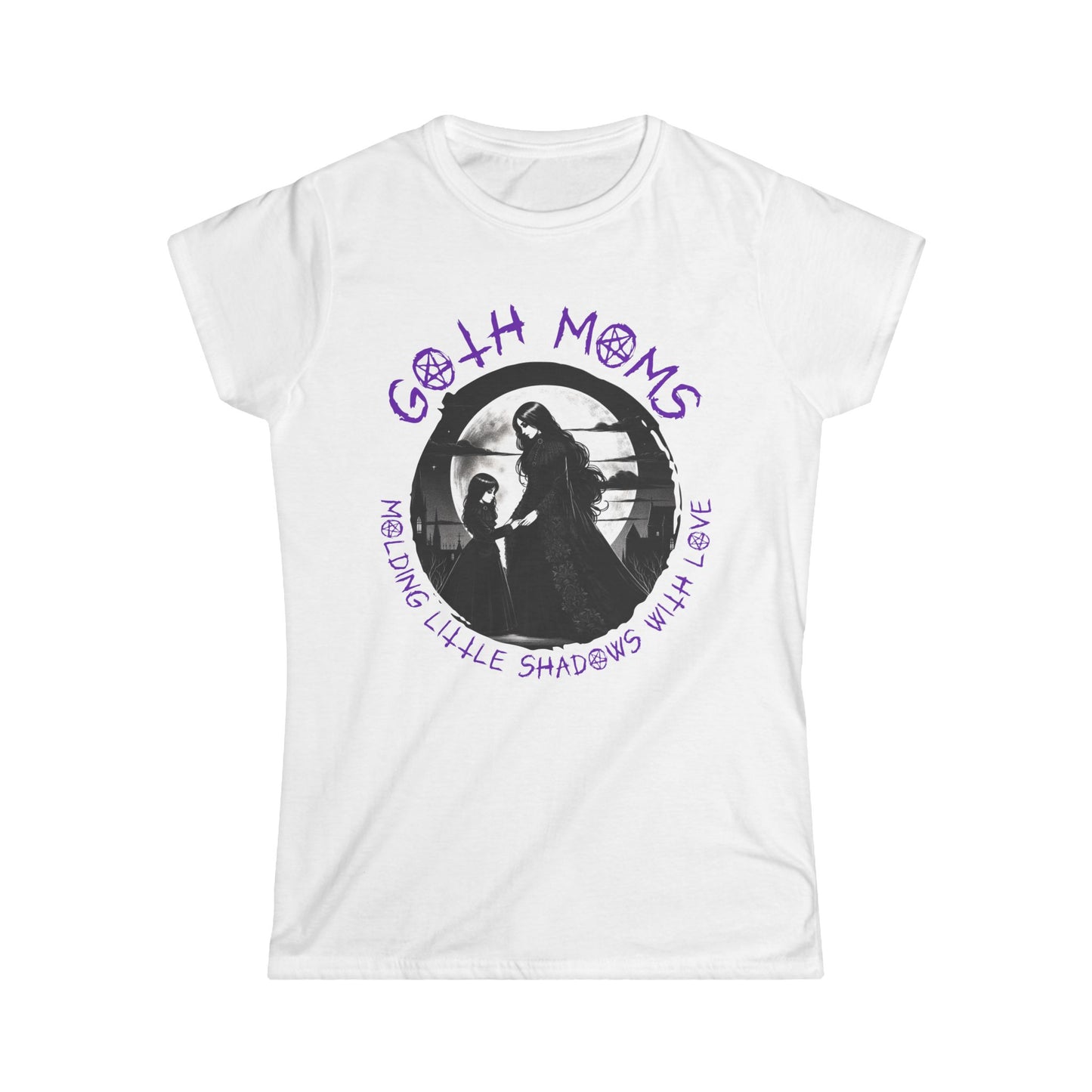 "Goth Moms Molding Little Shadows with Love" Tee Shirt