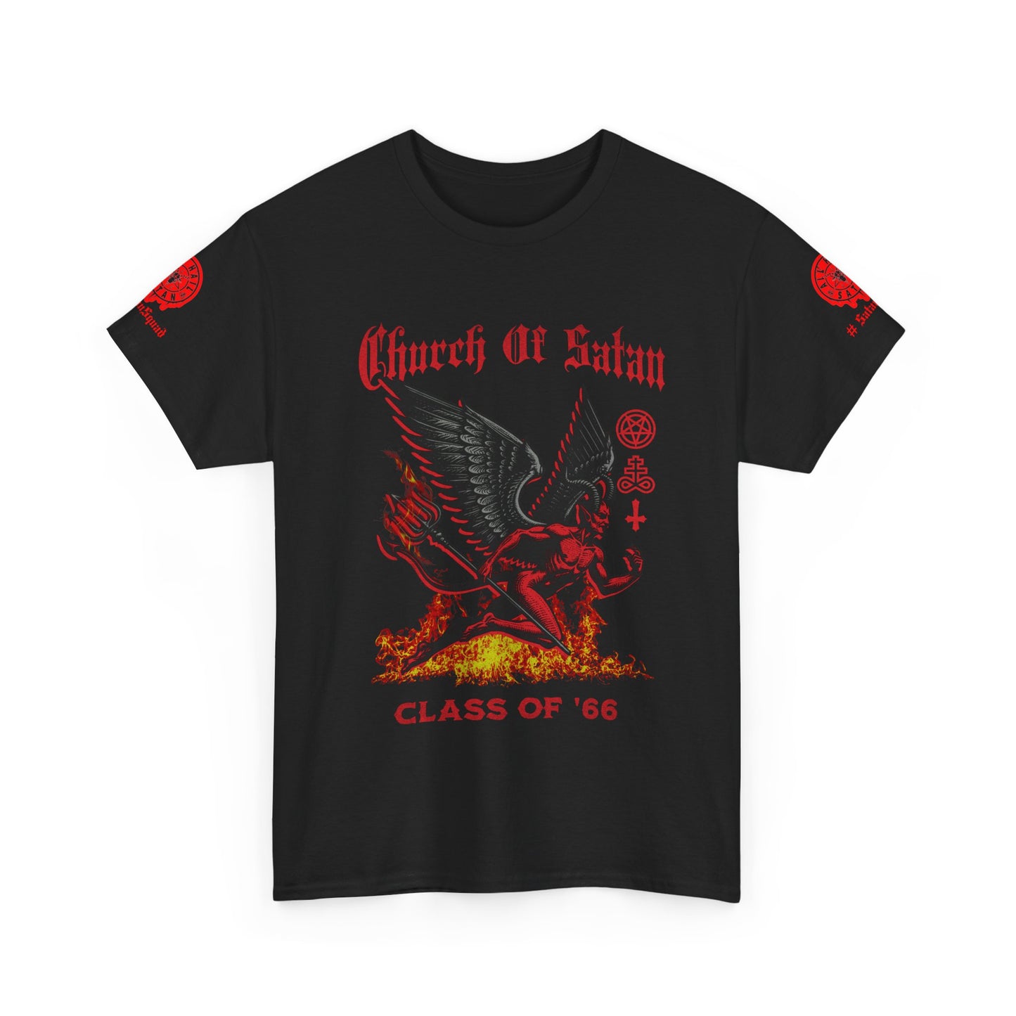 Church of Satan Class of '66 Gothic Tee Dark Occult Streetwear