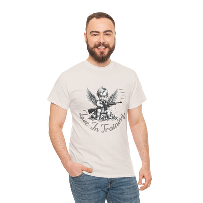 Love in Training Cupid Sniper Graphic Tee