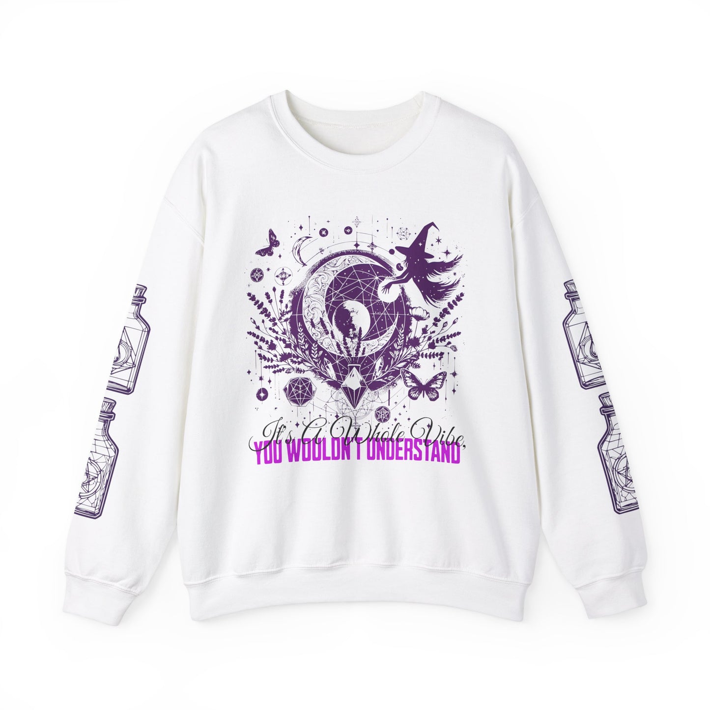 Celestial Witch Gothic Moon & Potions  Sweatshirt