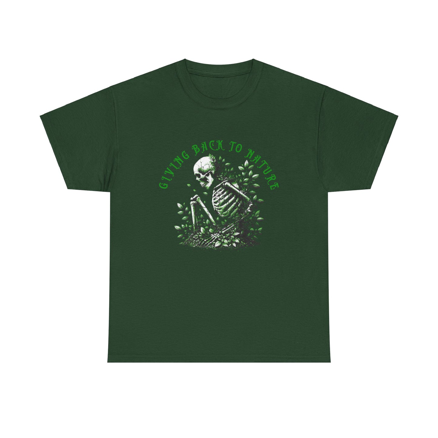 Giving Back to Nature" Skeleton T-Shirt