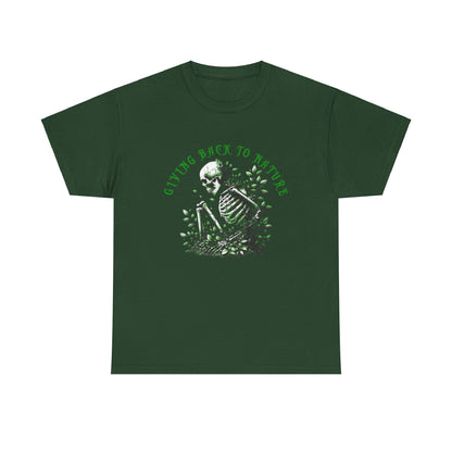 Giving Back to Nature" Skeleton T-Shirt