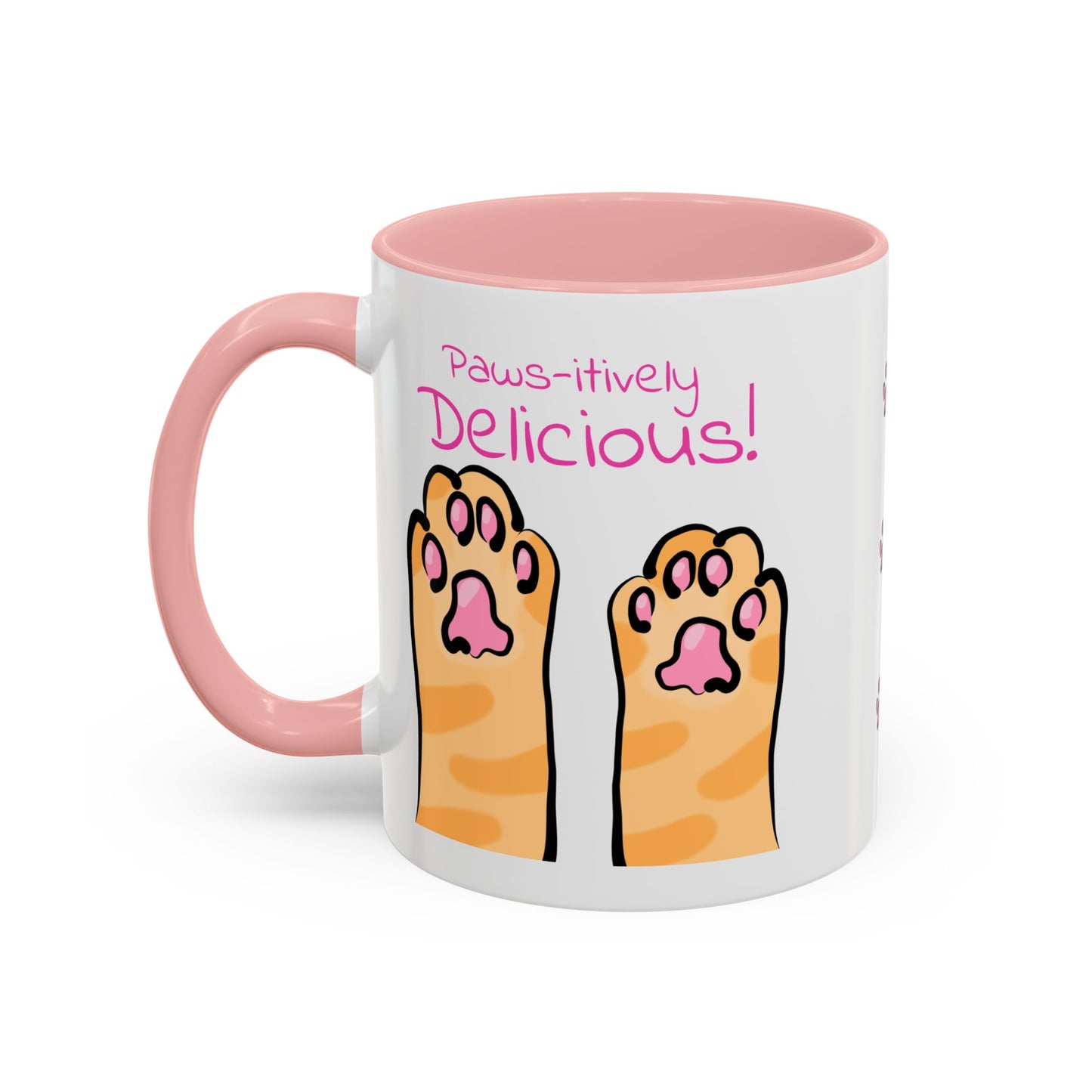 Paws-itively Delicious Cat Paw Ceramic Mug