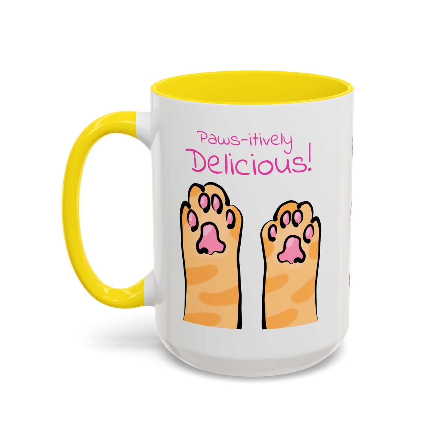 Paws-itively Delicious Cat Paw Ceramic Mug