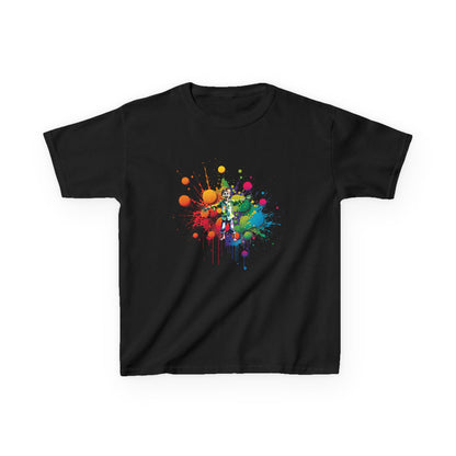 Kids Zombie Paint Splatter T-Shirt – Fun & Spooky Graphic Tee