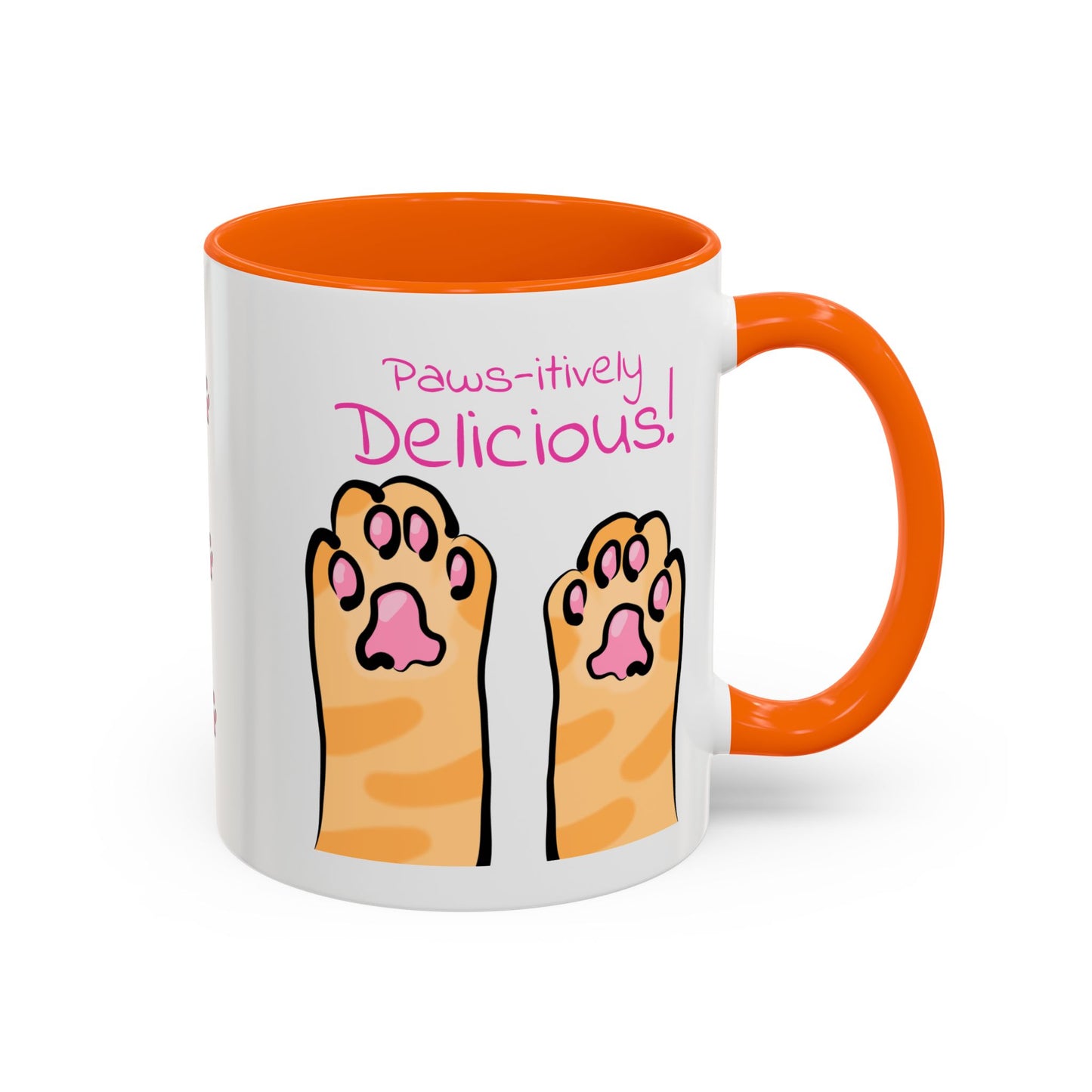 Paws-itively Delicious Cat Paw Ceramic Mug