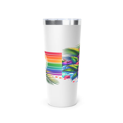 Tiger & Hibiscus 22oz Tumbler – Bold & Stylish Drinkware