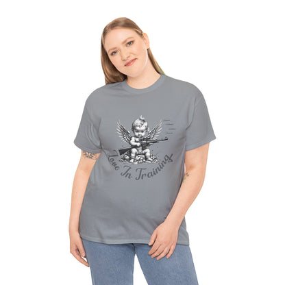 Love in Training Cupid Sniper Graphic Tee