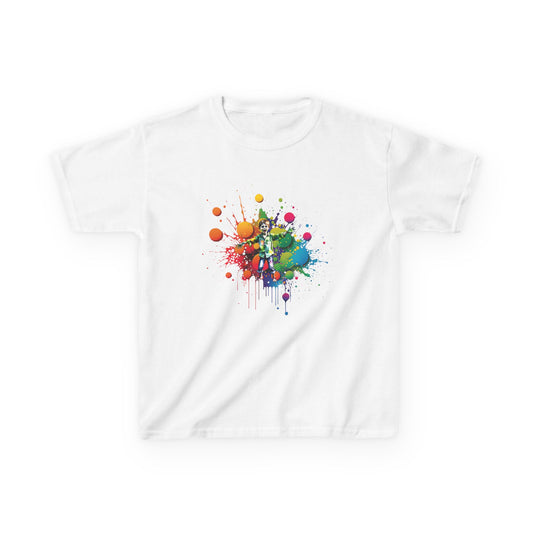 Kids Zombie Paint Splatter T-Shirt – Fun & Spooky Graphic Tee