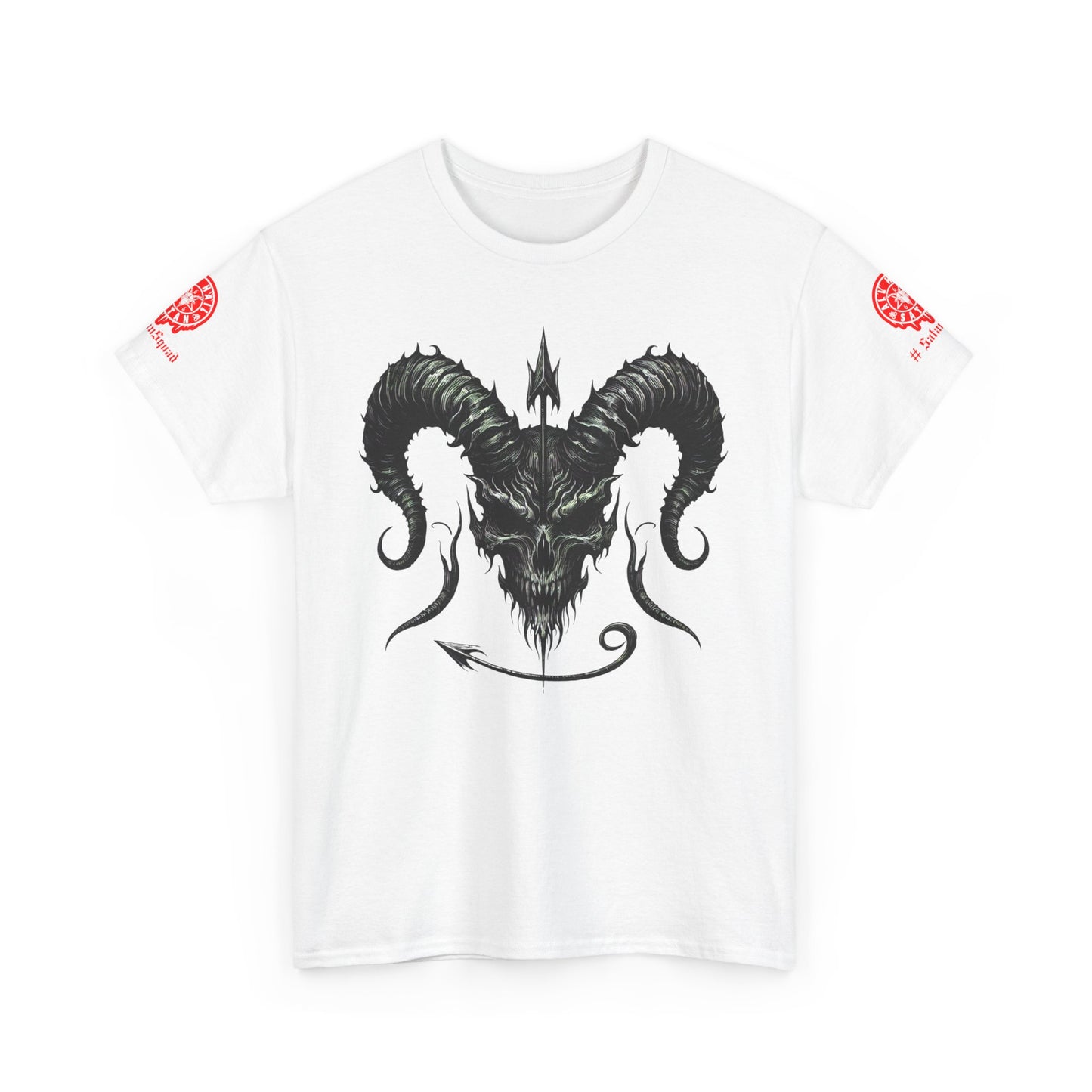 Demonic Satan Skull | Gothic & Satanic Graphic Tee