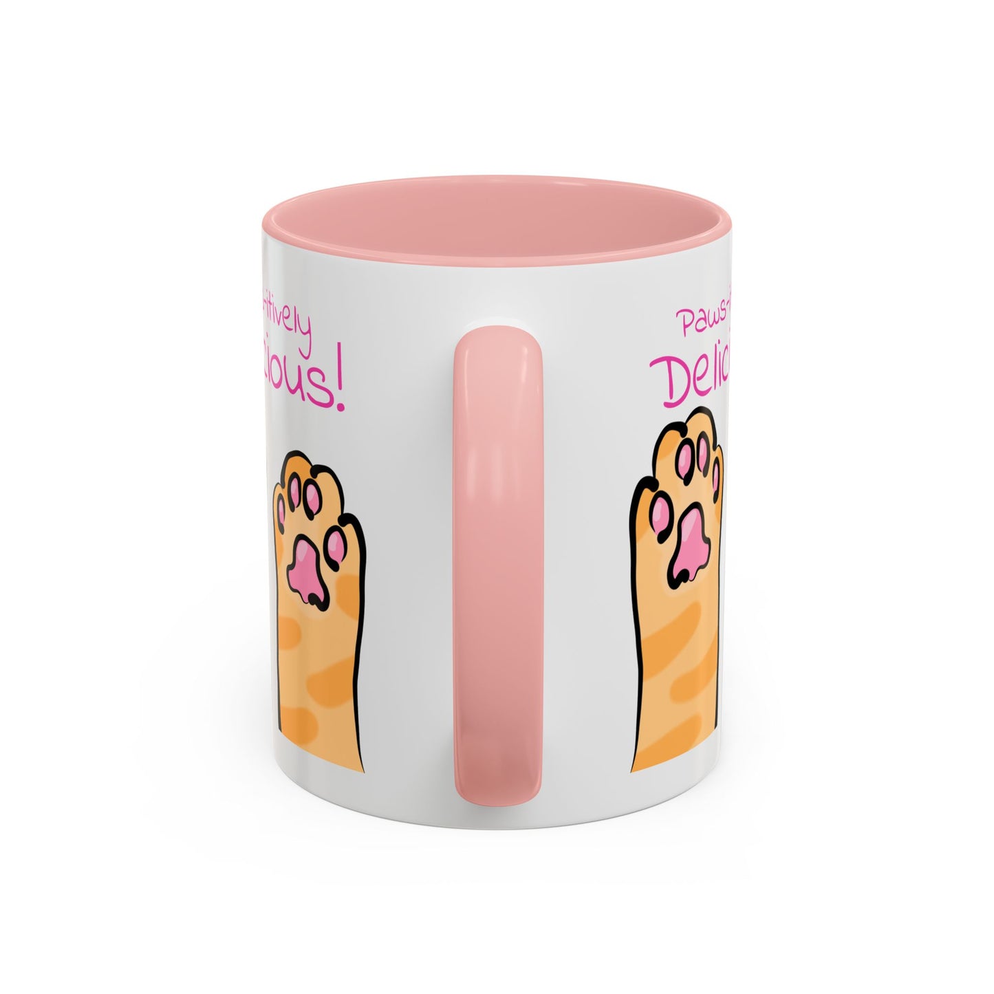 Paws-itively Delicious Cat Paw Ceramic Mug