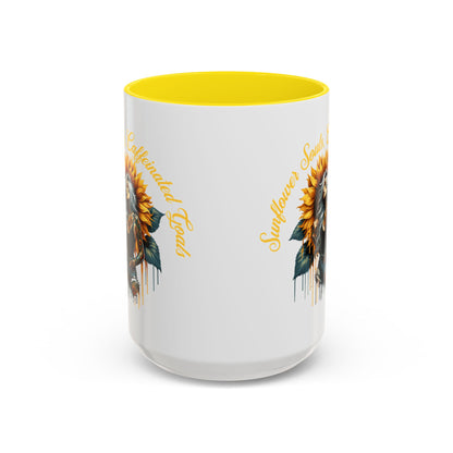 Sunflower Girl Tattoo Coffee Mug