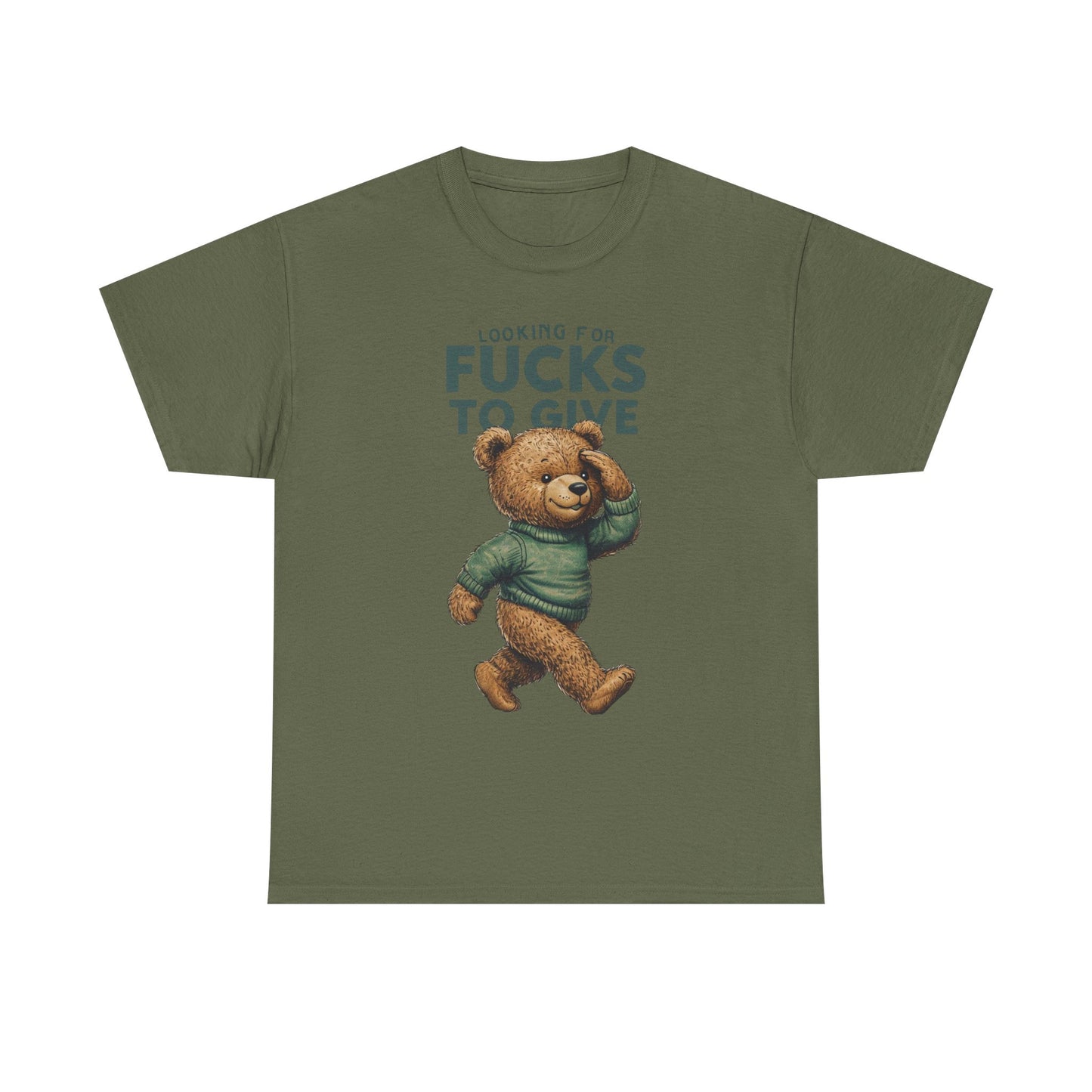 Funny Bear Graphic Tee, Looking For Fucks To Give - Free & Fast Shipping