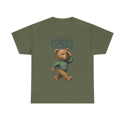 Funny Bear Graphic Tee, Looking For Fucks To Give - Free & Fast Shipping