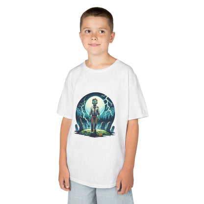 Kids Zombie Graveyard T-Shirt – Spooky & Fun Graphic Tee