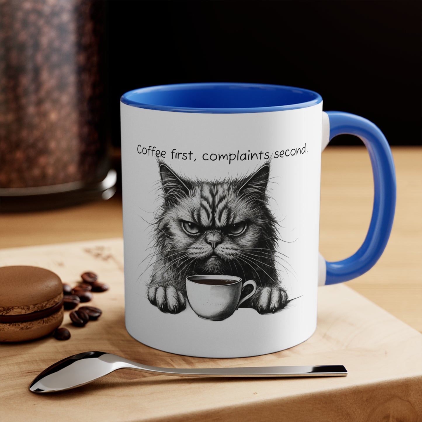 Coffee First, Complaint Second Grumpy Cat Mug