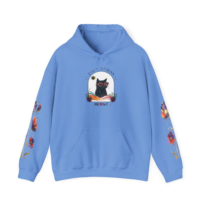 "Don't Stress Meowt" Black Cat Hoodie