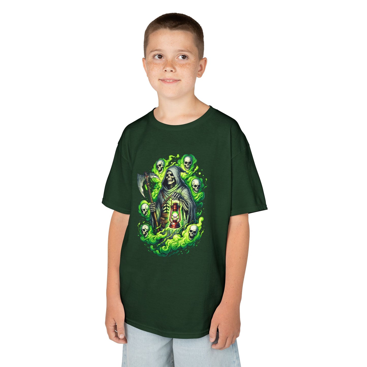 Skeleton Lantern Kids T-Shirt