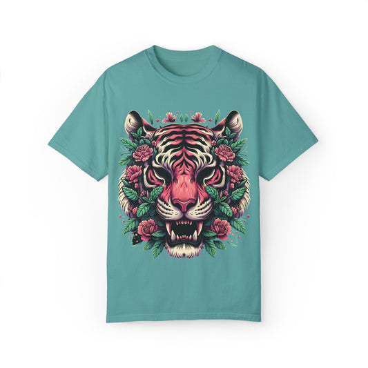 Tiger & Flowers Graphic Tee