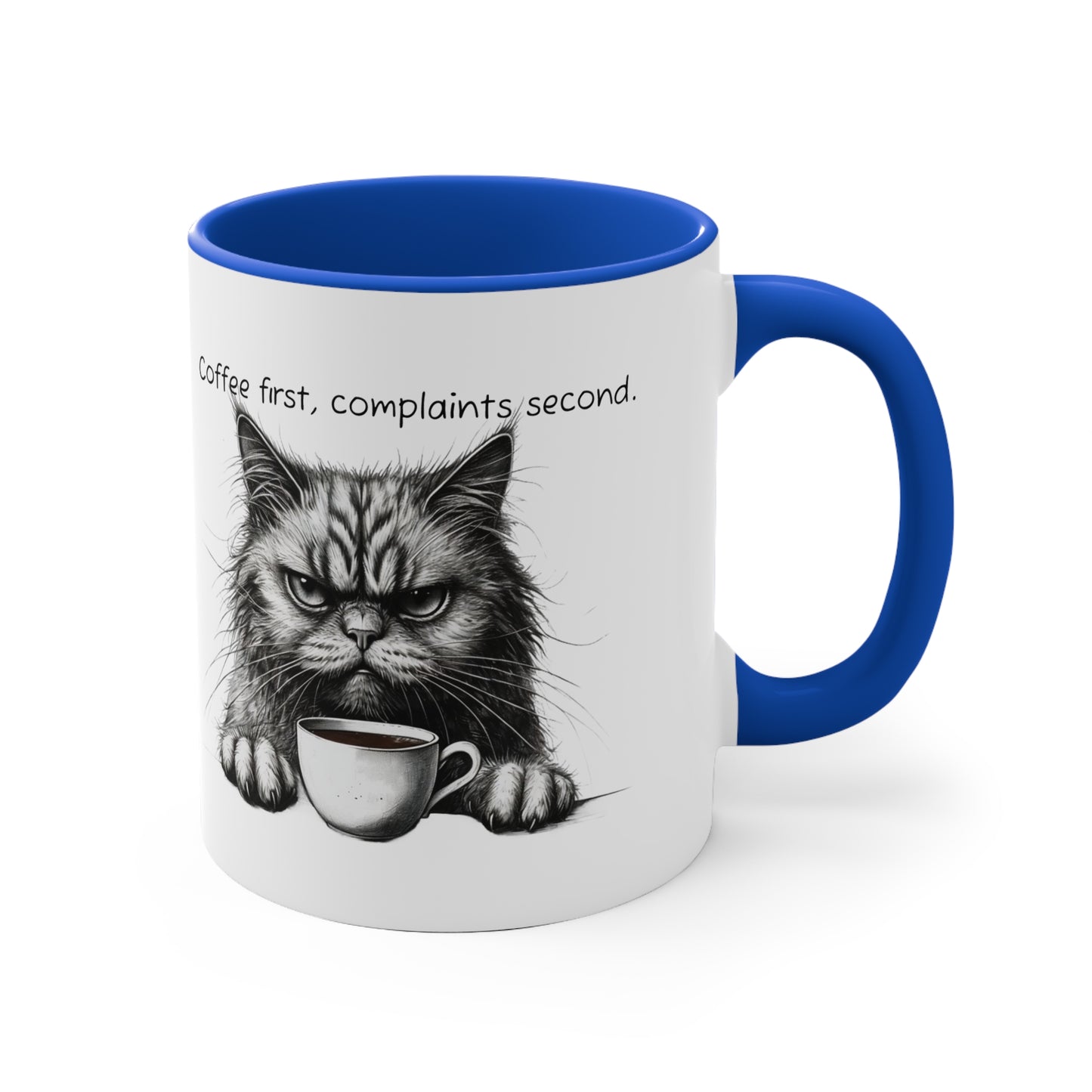 Coffee First, Complaint Second Grumpy Cat Mug