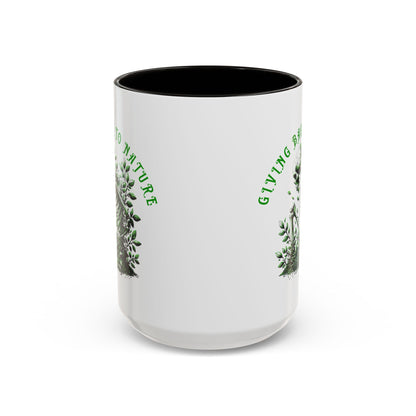 Skeleton Coffee Mug – "Giving Back to Nature"