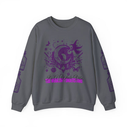 Celestial Witch Gothic Moon & Potions  Sweatshirt