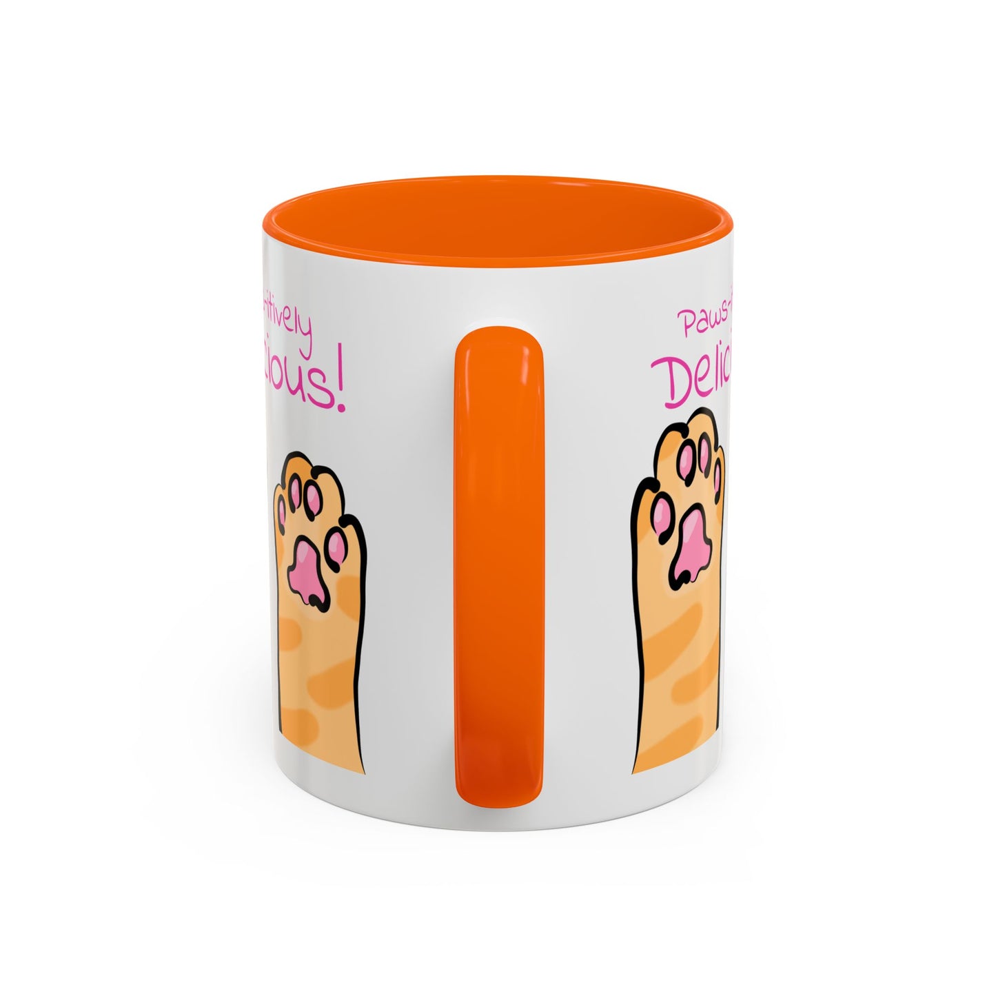 Paws-itively Delicious Cat Paw Ceramic Mug