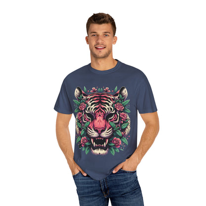 Tiger & Flowers Graphic Tee