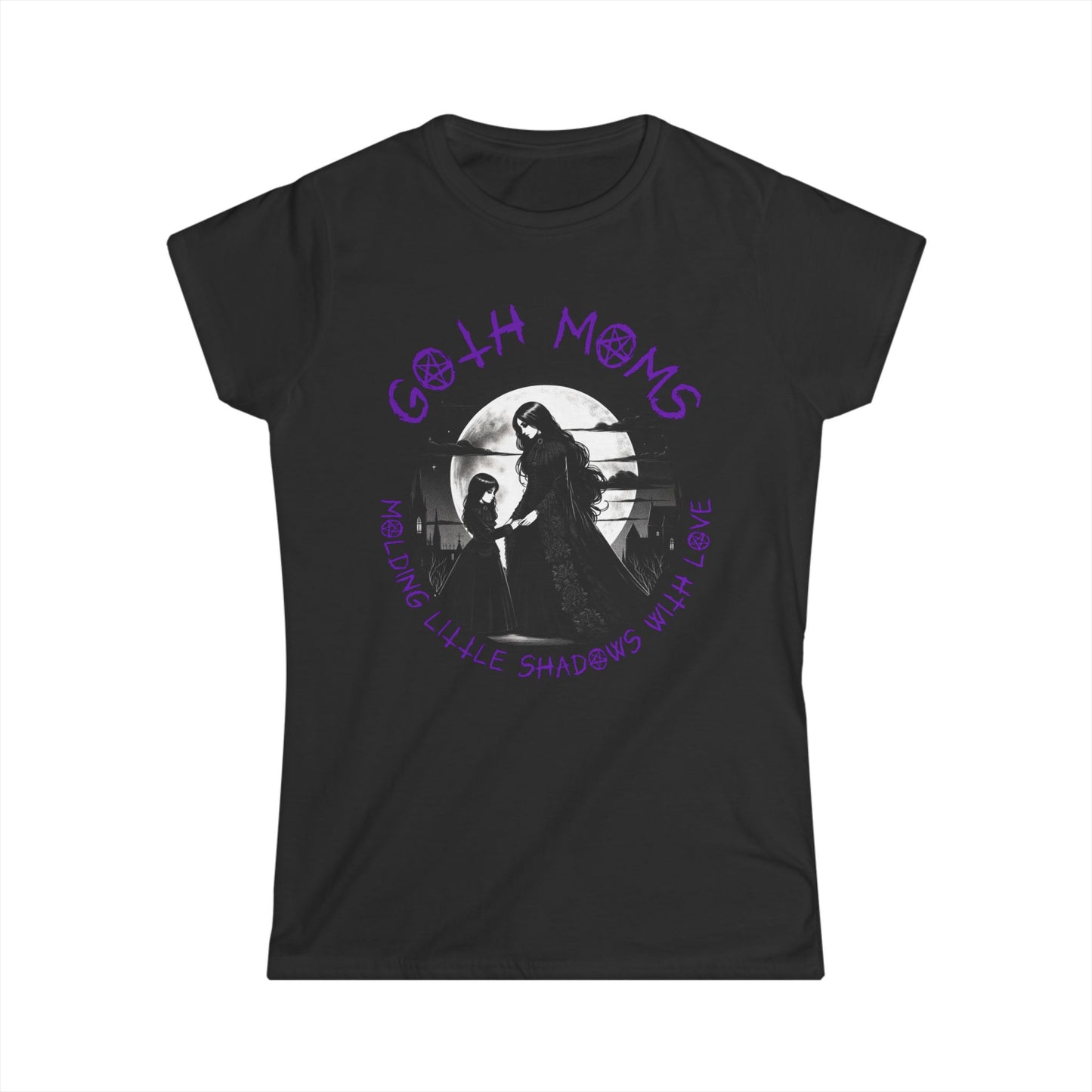 "Goth Moms Molding Little Shadows with Love" Tee Shirt