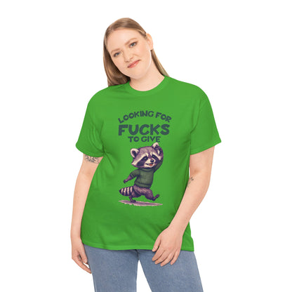 Looking for Fucks to Give Raccoon T-Shirt