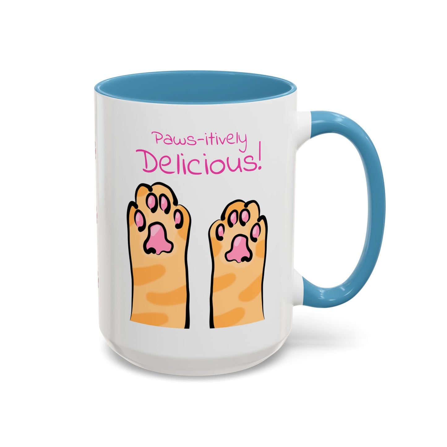 Paws-itively Delicious Cat Paw Ceramic Mug