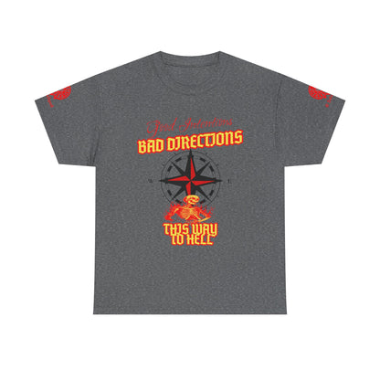 Good Intentions, Bad Directions Graphic Tee | Gothic & Satanic Fashion #SatanSquad Collection