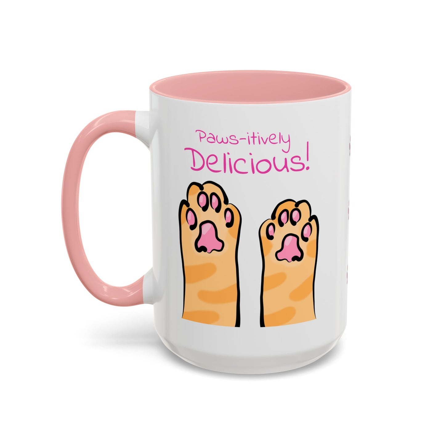 Paws-itively Delicious Cat Paw Ceramic Mug