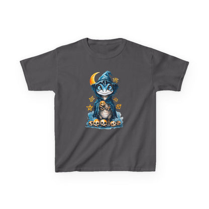 Blue Raptor Wizard Magic Graphic Kids Tee