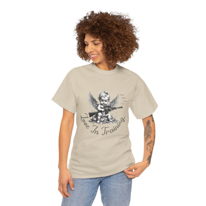 Love in Training Cupid Sniper Graphic Tee