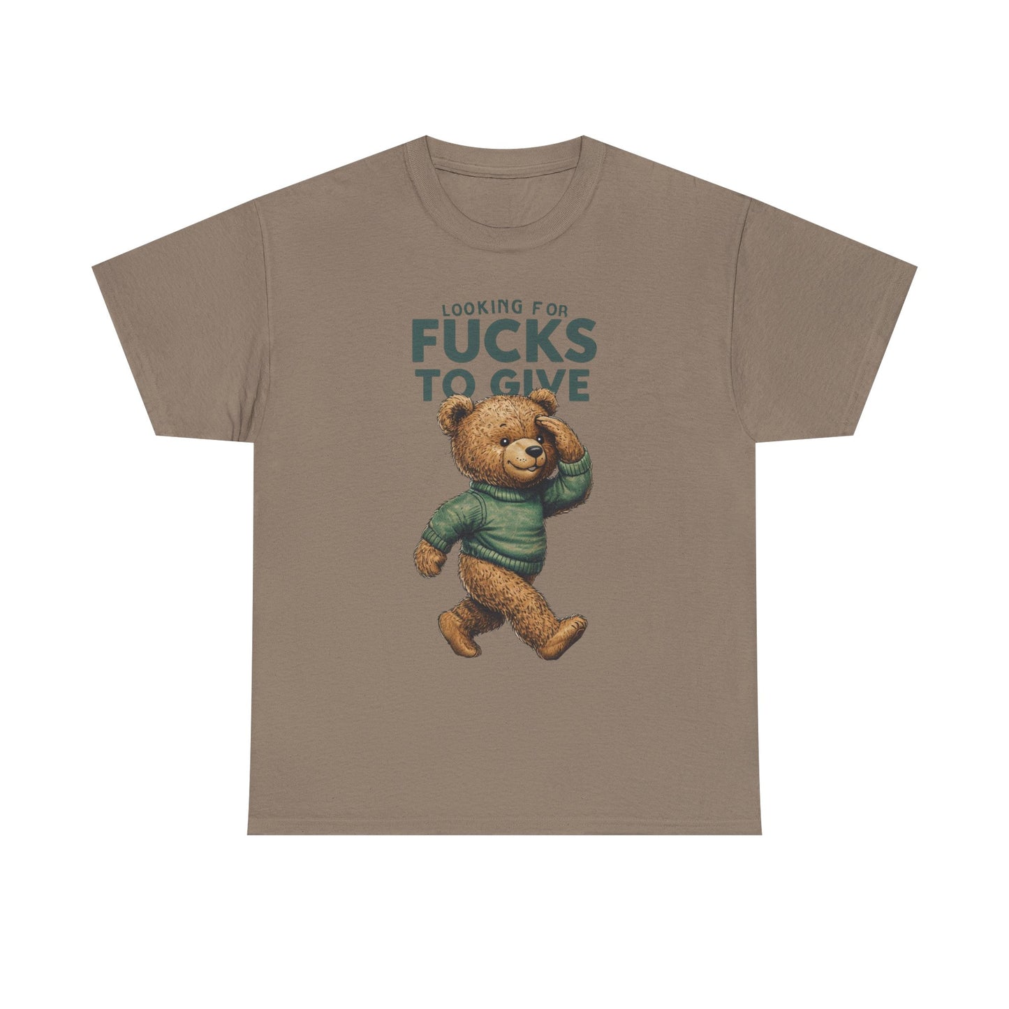 Funny Bear Graphic Tee, Looking For Fucks To Give - Free & Fast Shipping