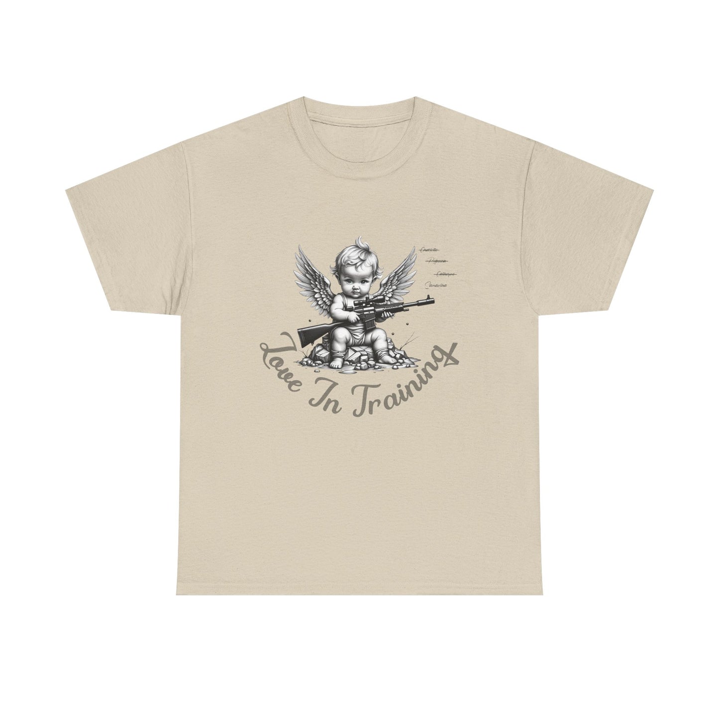 Love in Training Cupid Sniper Graphic Tee