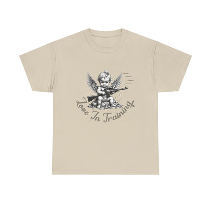 Love in Training Cupid Sniper Graphic Tee