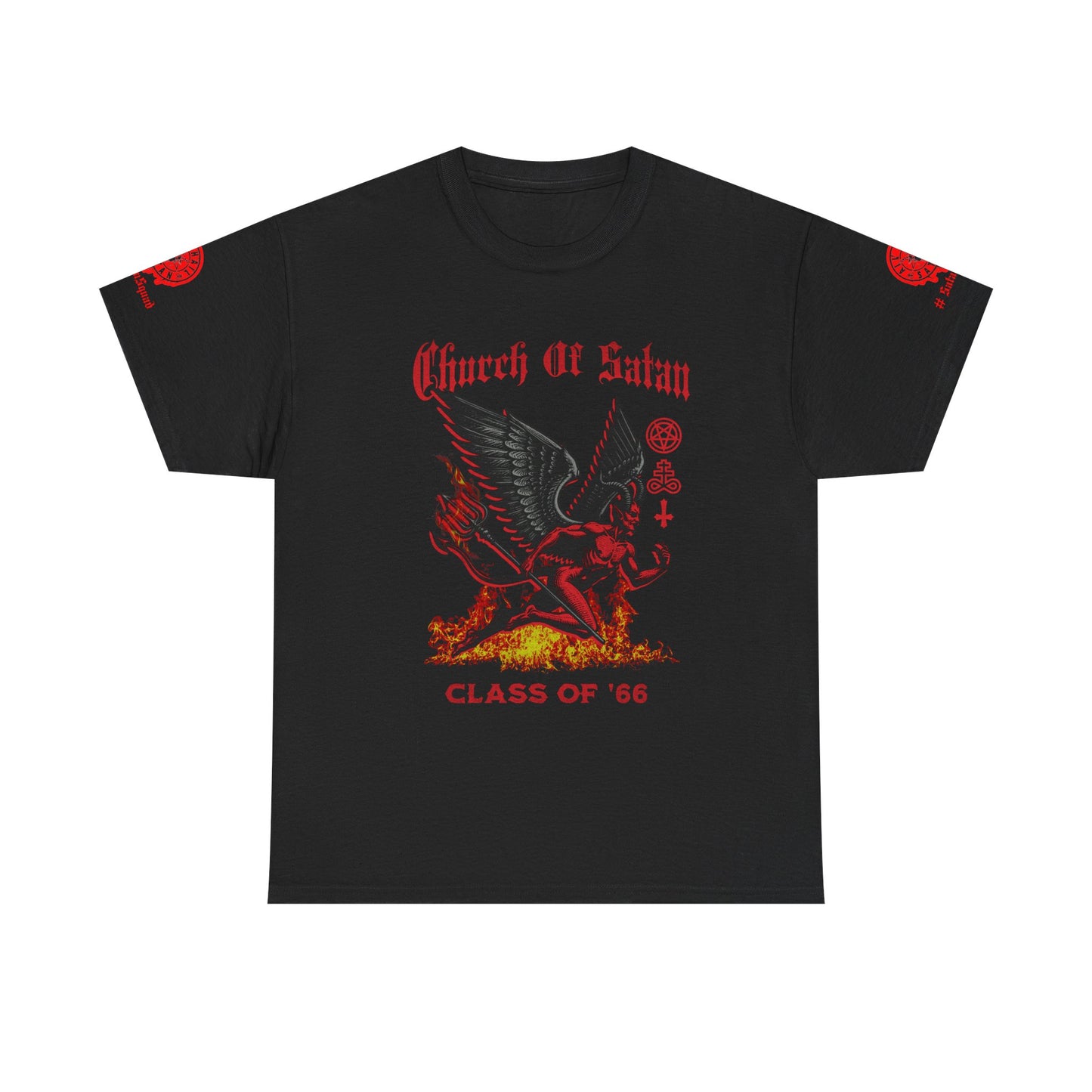 Church of Satan Class of '66 Gothic Tee Dark Occult Streetwear