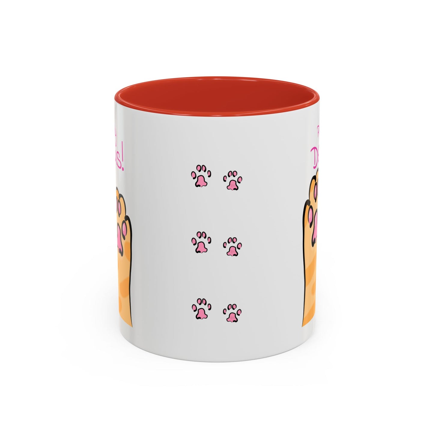 Paws-itively Delicious Cat Paw Ceramic Mug